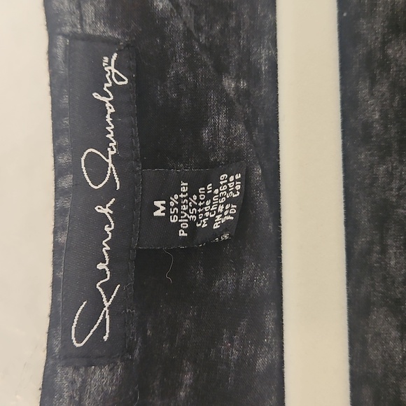 French Laundry Black Embellished Blouse - Picture 2 of 6